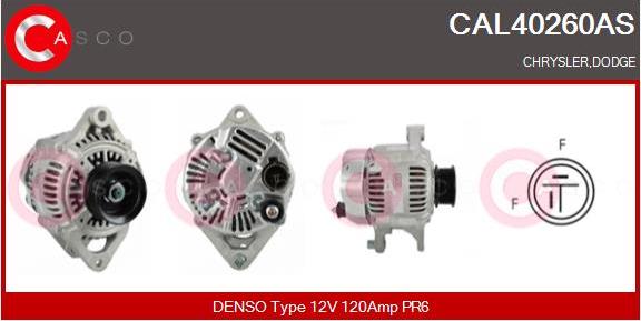 Casco CAL40260AS - Alternatore www.autoricambi360.it