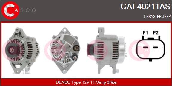 Casco CAL40211AS - Alternatore www.autoricambi360.it
