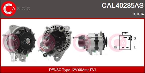 Casco CAL40285AS - Alternatore www.autoricambi360.it