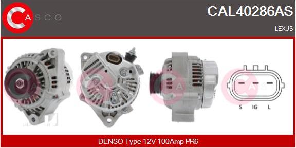 Casco CAL40286AS - Alternatore www.autoricambi360.it