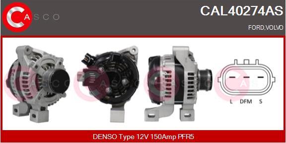 Casco CAL40274AS - Alternatore www.autoricambi360.it