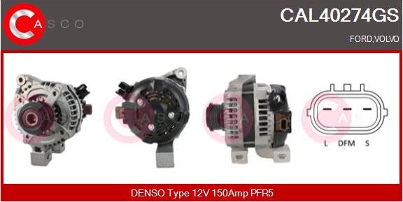 Casco CAL40274GS - Alternatore www.autoricambi360.it