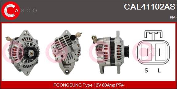 Casco CAL41102AS - Alternatore www.autoricambi360.it