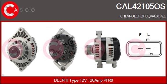 Casco CAL42105OS - Alternatore www.autoricambi360.it