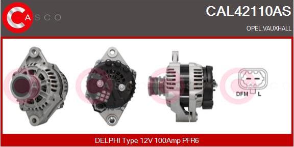 Casco CAL42110AS - Alternatore www.autoricambi360.it