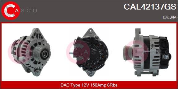 Casco CAL42137GS - Alternatore www.autoricambi360.it
