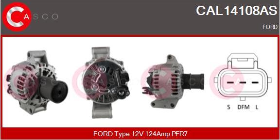 Casco CAL14108AS - Alternatore www.autoricambi360.it