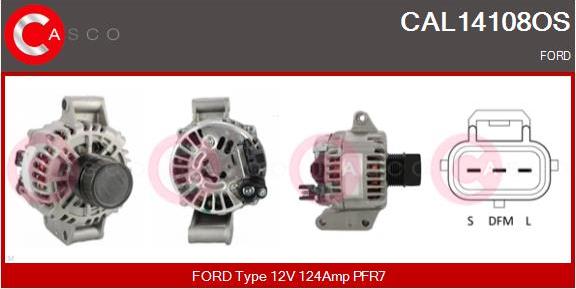 Casco CAL14108OS - Alternatore www.autoricambi360.it