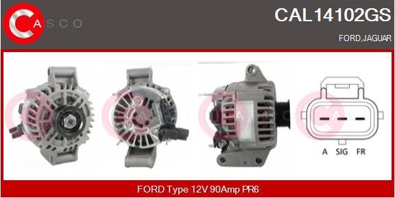 Casco CAL14102GS - Alternatore www.autoricambi360.it