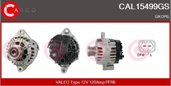 Casco CAL15499GS - Alternatore www.autoricambi360.it
