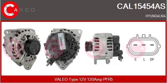 Casco CAL15454AS - Alternatore www.autoricambi360.it