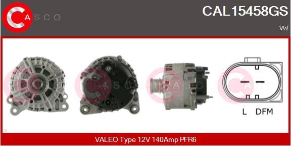Casco CAL15458GS - Alternatore www.autoricambi360.it