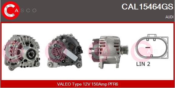 Casco CAL15464GS - Alternatore www.autoricambi360.it