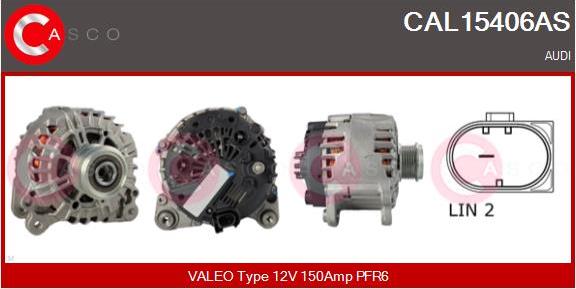 Casco CAL15406AS - Alternatore www.autoricambi360.it