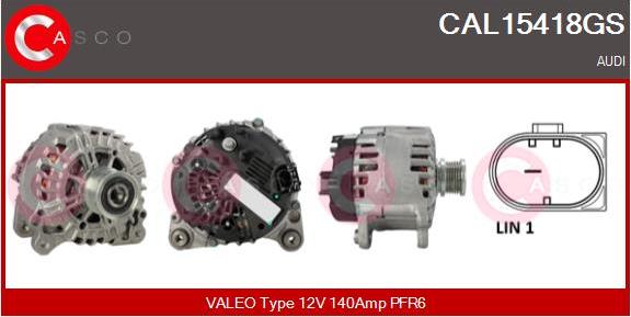 Casco CAL15418GS - Alternatore www.autoricambi360.it
