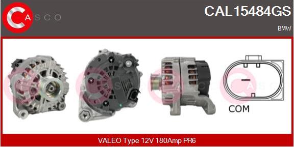Casco CAL15484GS - Alternatore www.autoricambi360.it