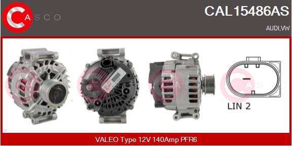 Casco CAL15486AS - Alternatore www.autoricambi360.it