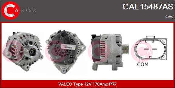 Casco CAL15487AS - Alternatore www.autoricambi360.it
