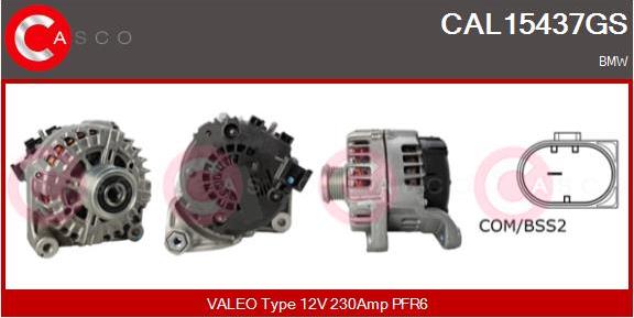 Casco CAL15437GS - Alternatore www.autoricambi360.it