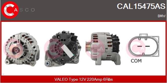 Casco CAL15475AS - Alternatore www.autoricambi360.it