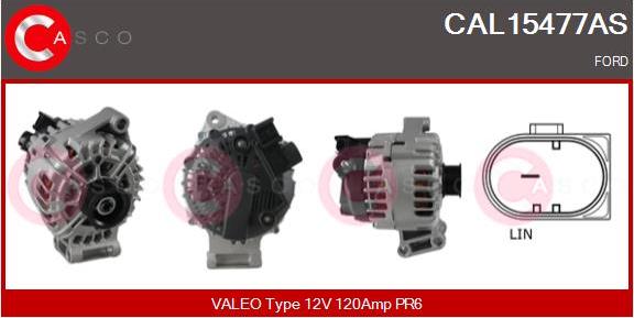 Casco CAL15477AS - Alternatore www.autoricambi360.it