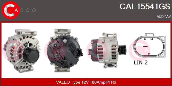 Casco CAL15541GS - Alternatore www.autoricambi360.it