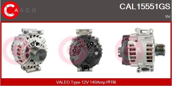 Casco CAL15551GS - Alternatore www.autoricambi360.it