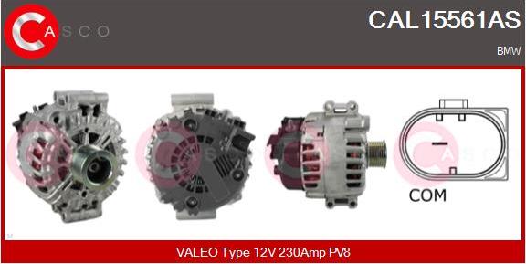 Casco CAL15561AS - Alternatore www.autoricambi360.it