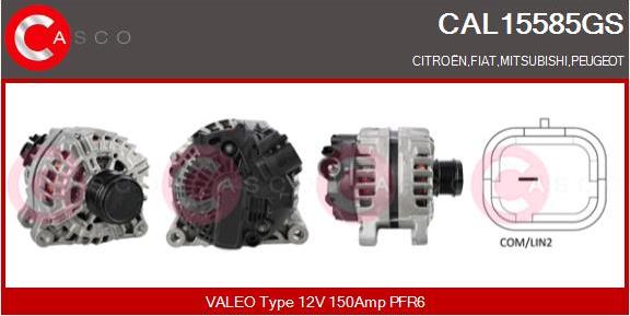 Casco CAL15585GS - Alternatore www.autoricambi360.it