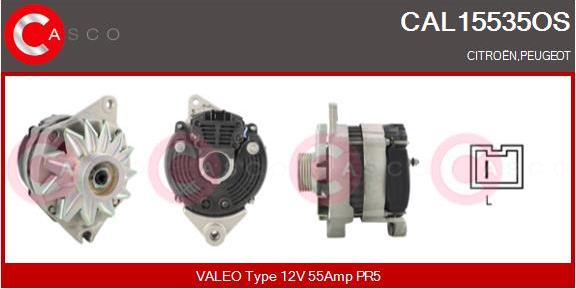 Casco CAL15535OS - Alternatore www.autoricambi360.it