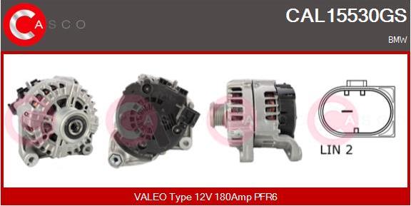 Casco CAL15530GS - Alternatore www.autoricambi360.it