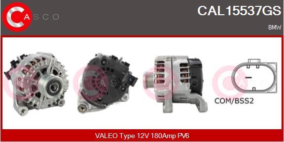Casco CAL15537GS - Alternatore www.autoricambi360.it