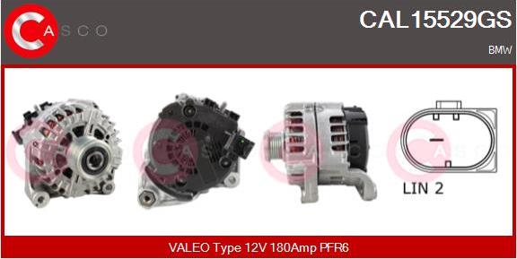 Casco CAL15529GS - Alternatore www.autoricambi360.it