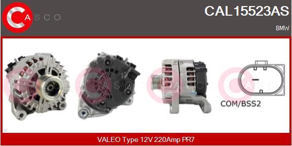 Casco CAL15523AS - Alternatore www.autoricambi360.it
