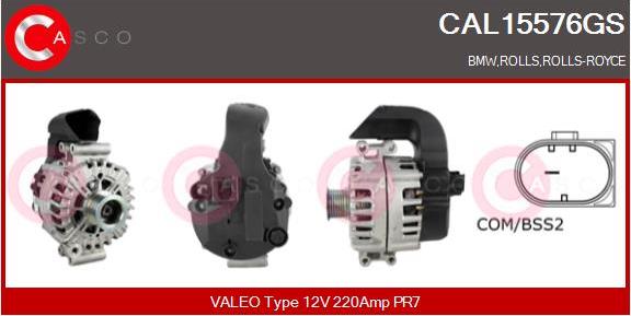 Casco CAL15576GS - Alternatore www.autoricambi360.it