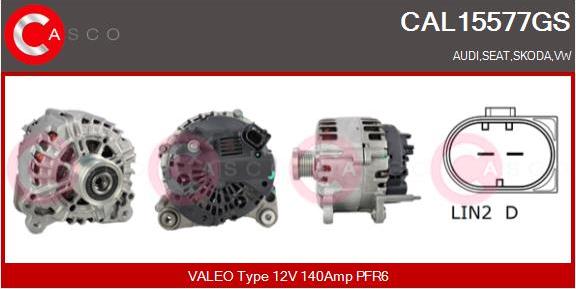 Casco CAL15577GS - Alternatore www.autoricambi360.it