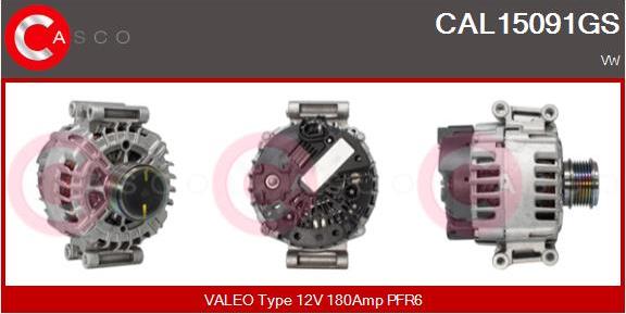 Casco CAL15091GS - Alternatore www.autoricambi360.it