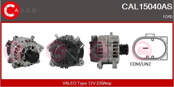 Casco CAL15040AS - Alternatore www.autoricambi360.it