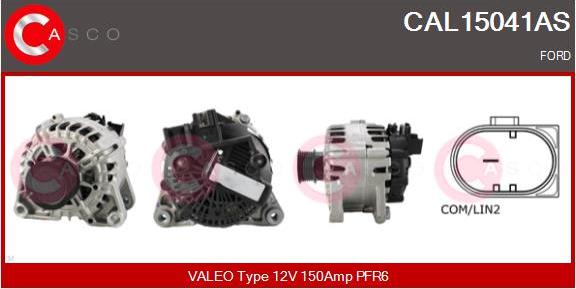Casco CAL15041AS - Alternatore www.autoricambi360.it