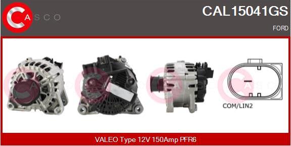 Casco CAL15041GS - Alternatore www.autoricambi360.it