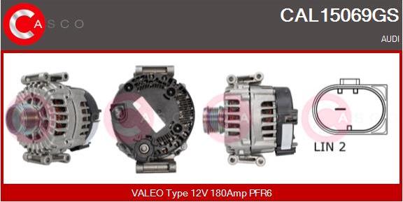 Casco CAL15069GS - Alternatore www.autoricambi360.it