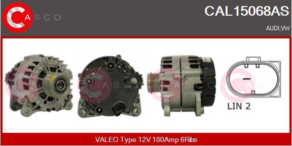 Casco CAL15068AS - Alternatore www.autoricambi360.it