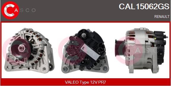 Casco CAL15062GS - Alternatore www.autoricambi360.it