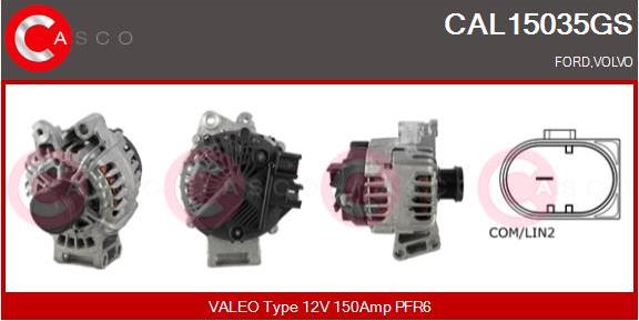 Casco CAL15035GS - Alternatore www.autoricambi360.it