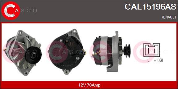 Casco CAL15196AS - Alternatore www.autoricambi360.it