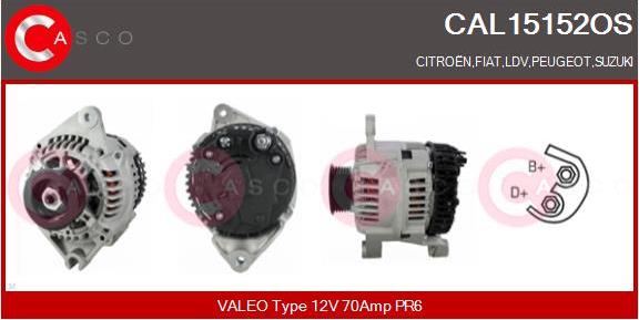 Casco CAL15152OS - Alternatore www.autoricambi360.it