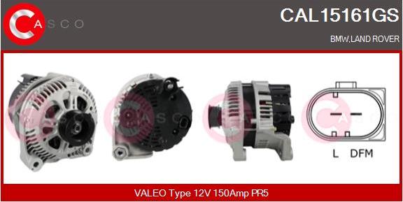 Casco CAL15161GS - Alternatore www.autoricambi360.it