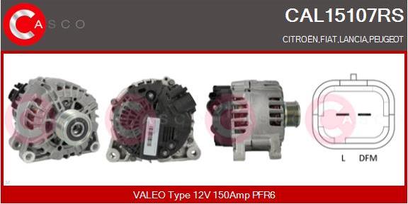 Casco CAL15107RS - Alternatore www.autoricambi360.it