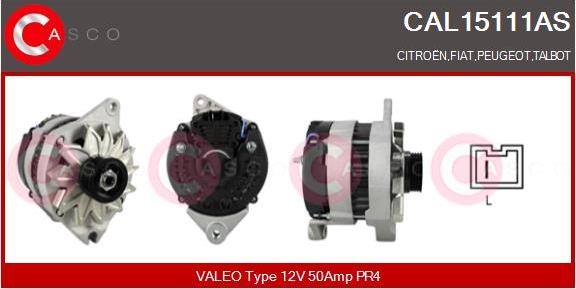 Casco CAL15111AS - Alternatore www.autoricambi360.it