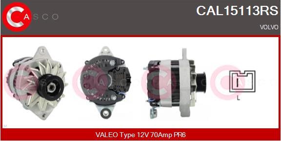 Casco CAL15113RS - Alternatore www.autoricambi360.it